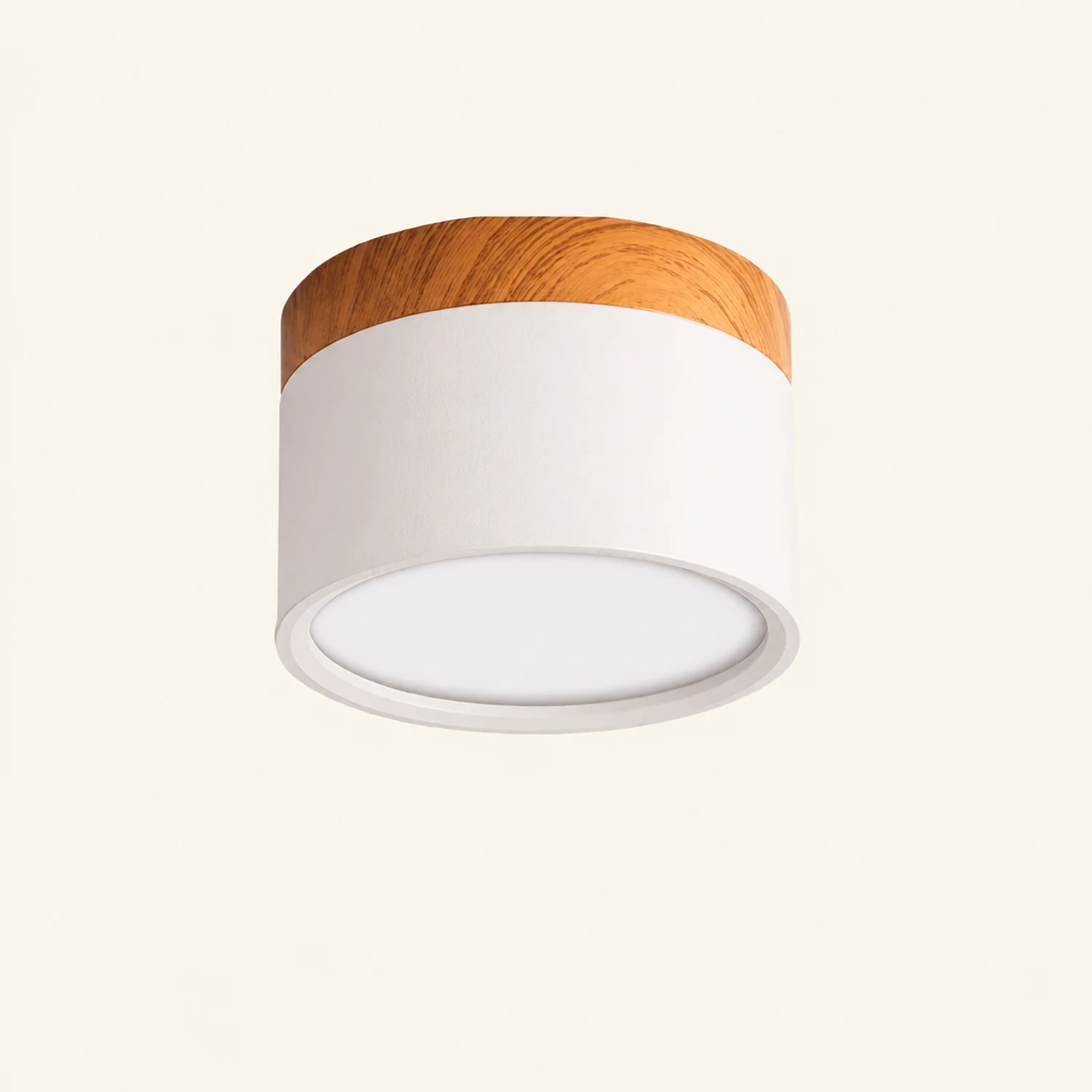 Moderne LED-Downlights Makrone Deckenleuchte, Grün&Weiß - Lumpaz