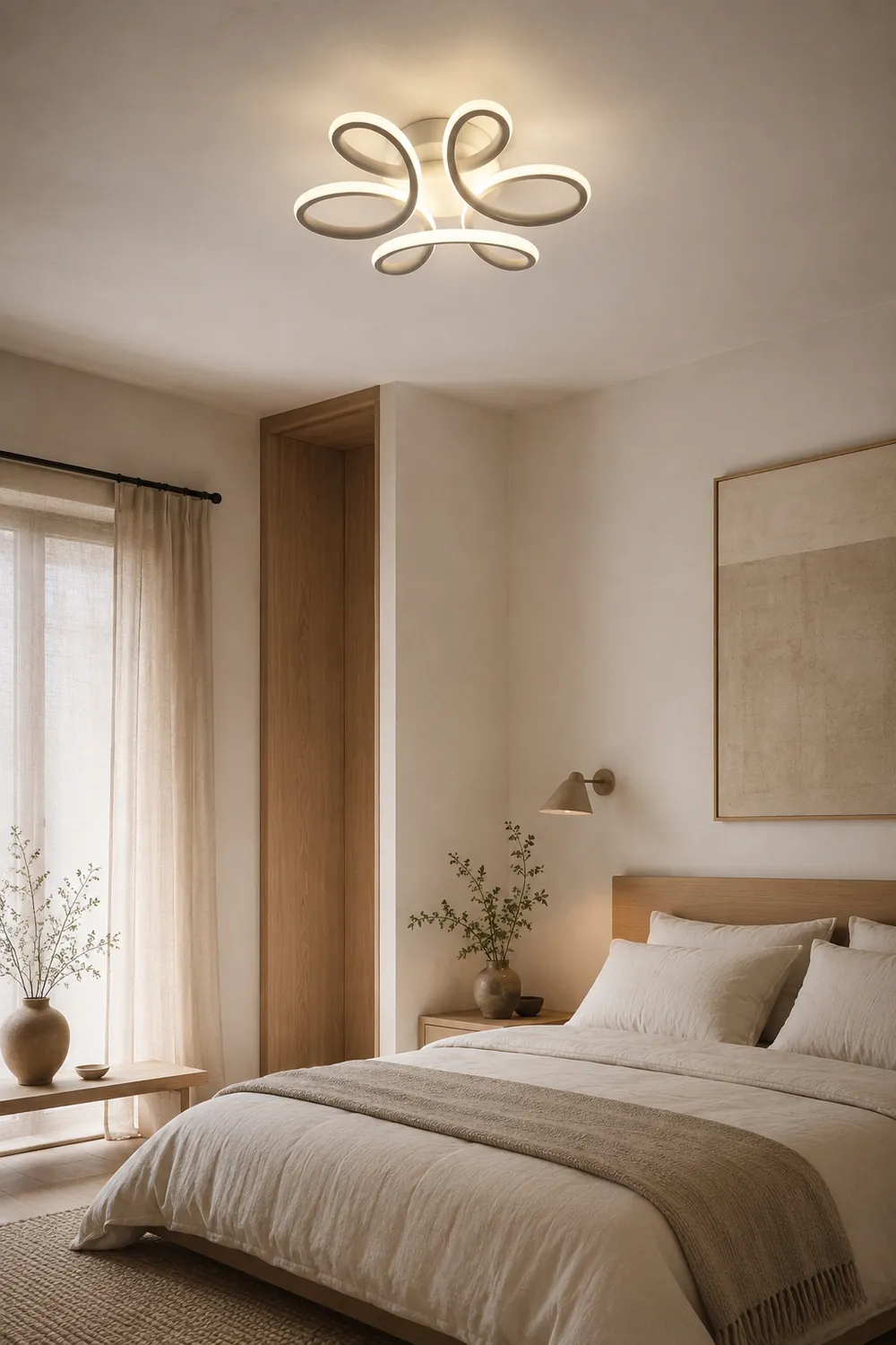 Lacey Moderne LED Deckenleuchte aus Metall für Korridor, Metall - Lumpaz