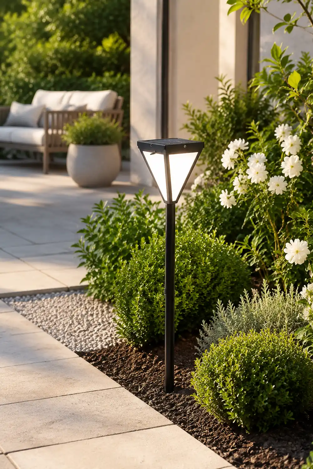 Orr Solar Außen-Wegeleuchte, Aluminium & Glas, 62CM Lang - Lumpaz