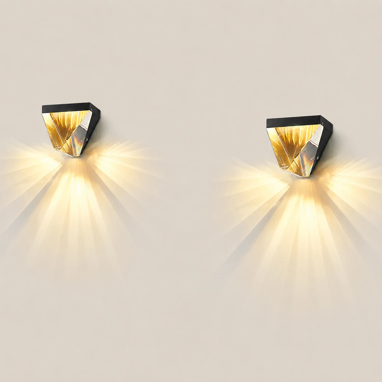 Orr Diamantform Außenwandleuchte, 14CM Lang - Lumpaz