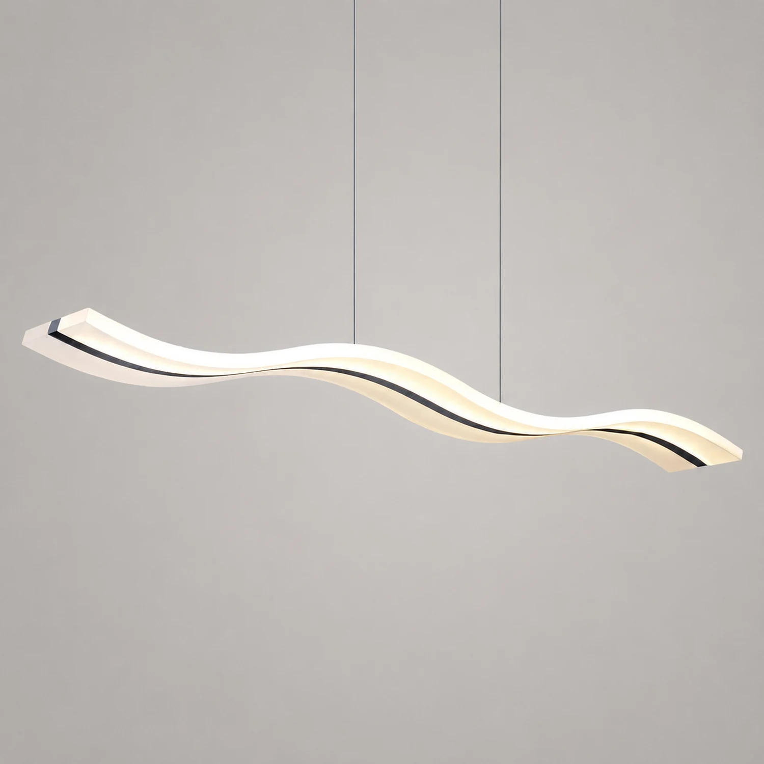 Pendelleuchte Wellenförmig, 98CM Lang - Lumpaz
