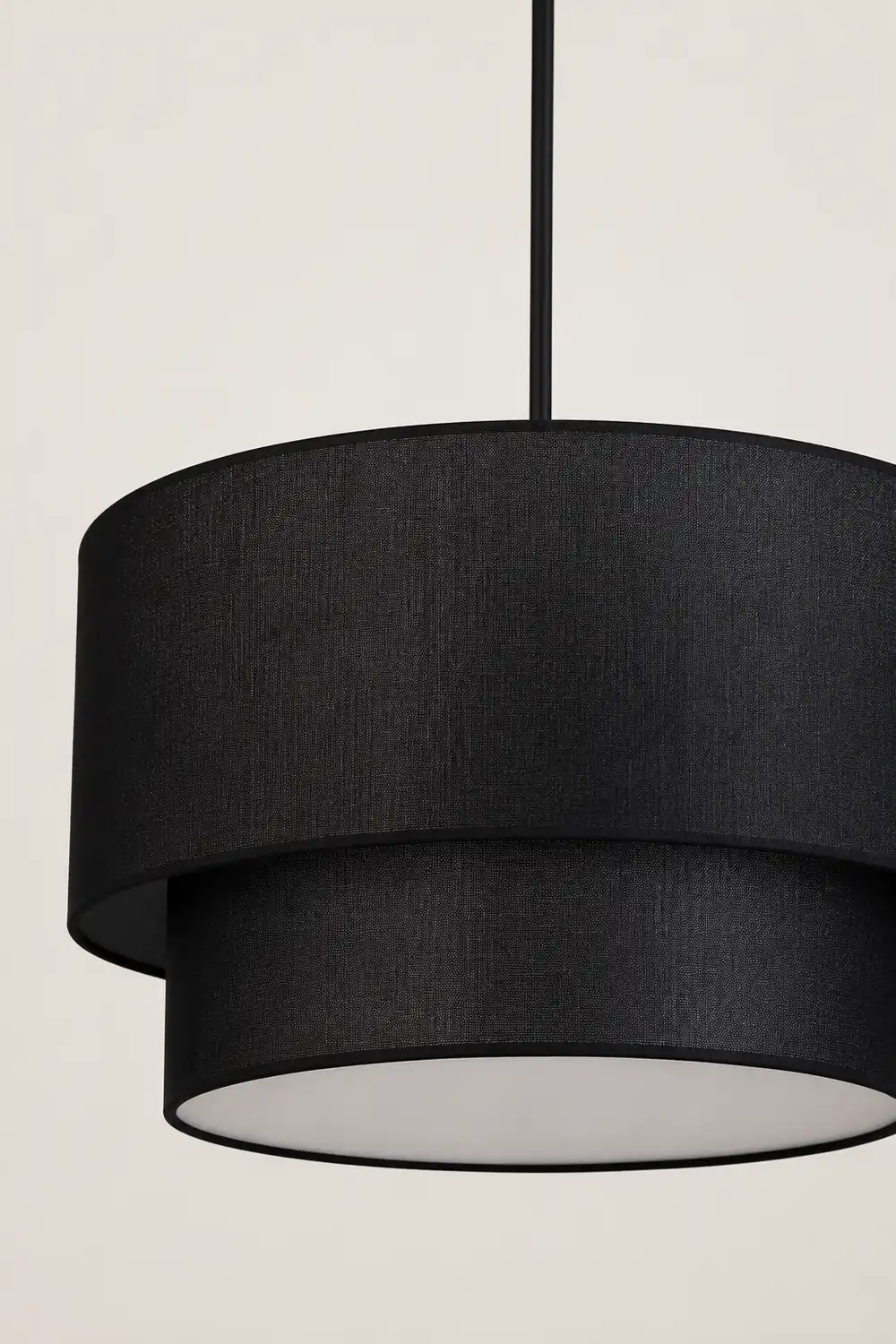 Renée Minimalistisch Pendelleuchte aus Textil, 3 Farben, ∅40CM - Lumpaz