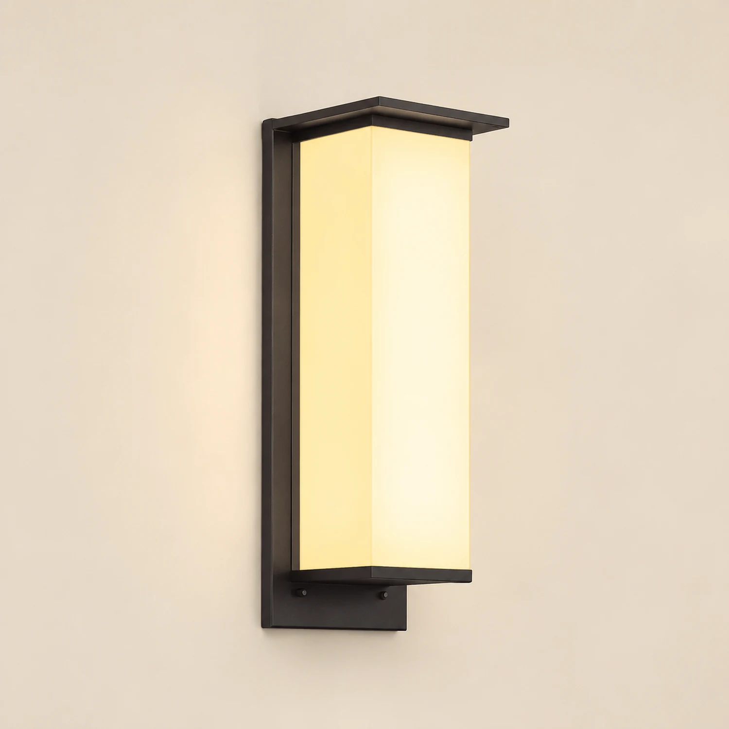 Orr Rechteck Außenwandleuchte Solar, 18CM/35CM/51CM/68CM/80CM/120CM Lang - Lumpaz