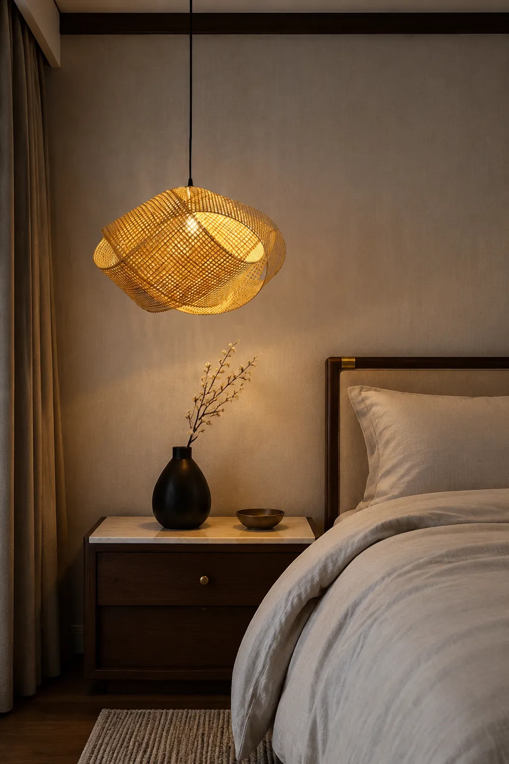 Ritta Pendelleuchte, Verdrehten Form, ∅41/50CM - Lumpaz