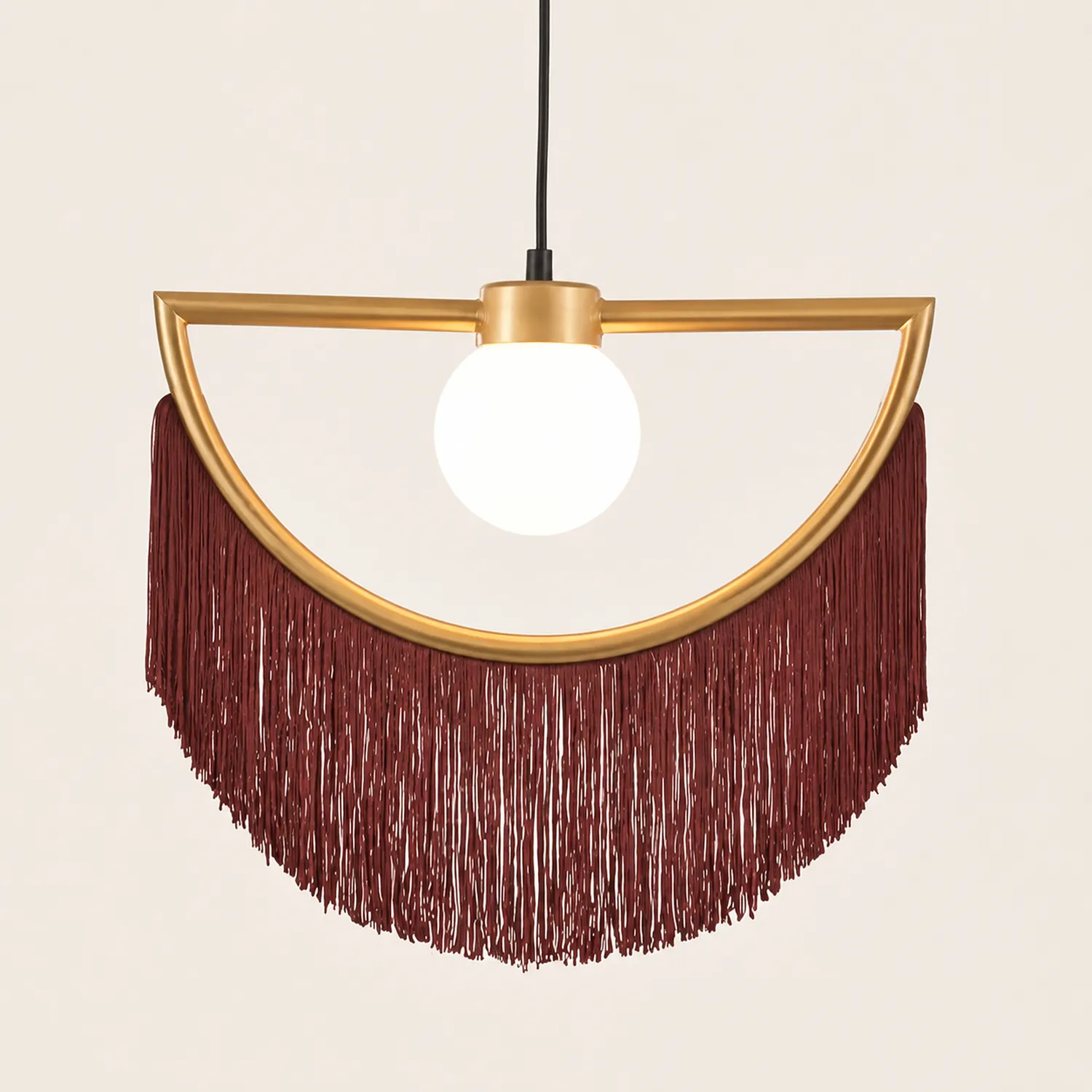 Minori Halbrund Pendelleuchte, 4 Farben, 38/60CM Lang - Lumpaz