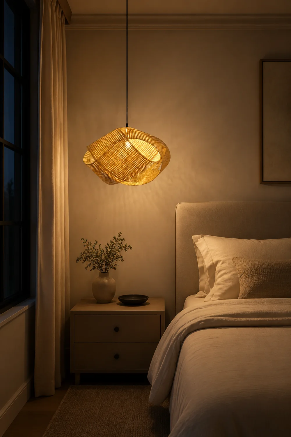 Ritta Pendelleuchte, Verdrehten Form, ∅41/50CM - Lumpaz