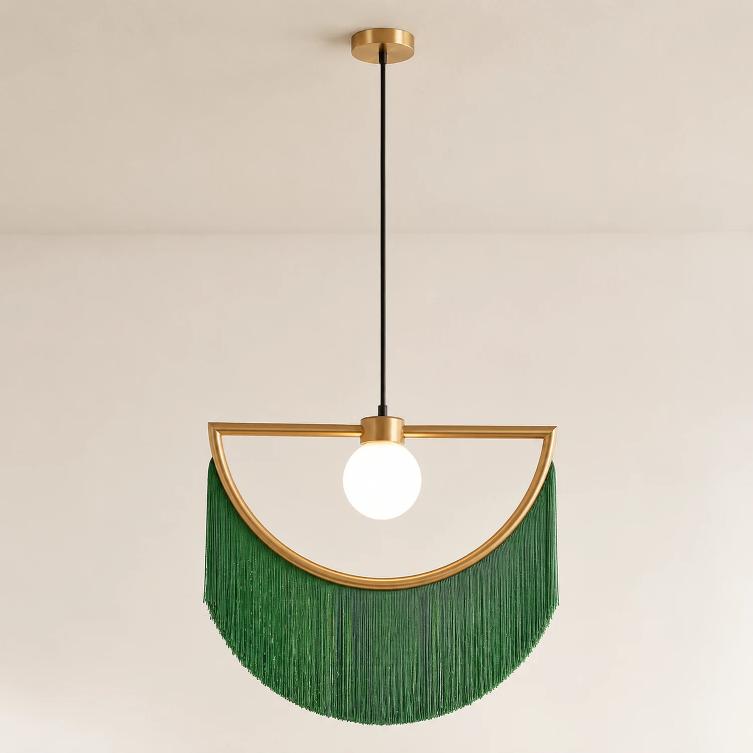 Minori Halbrund Pendelleuchte, 4 Farben, 38/60CM Lang - Lumpaz