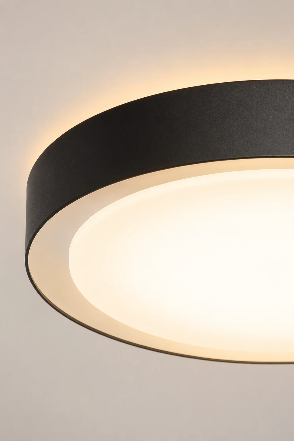 Orr Außendeckenleuchte Schwarz & Weiß, ∅33/50CM - Lumpaz