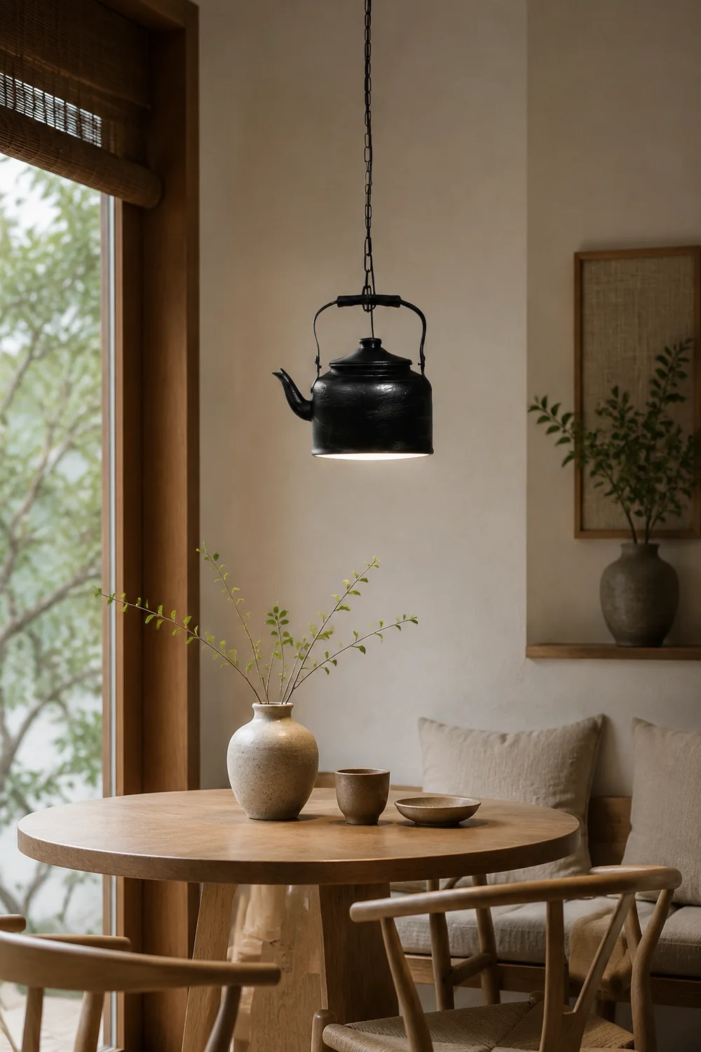 Alessio Vintage Pendelleuchte Kannendesign, 3 Farben, 28CM Lang - Lumpaz