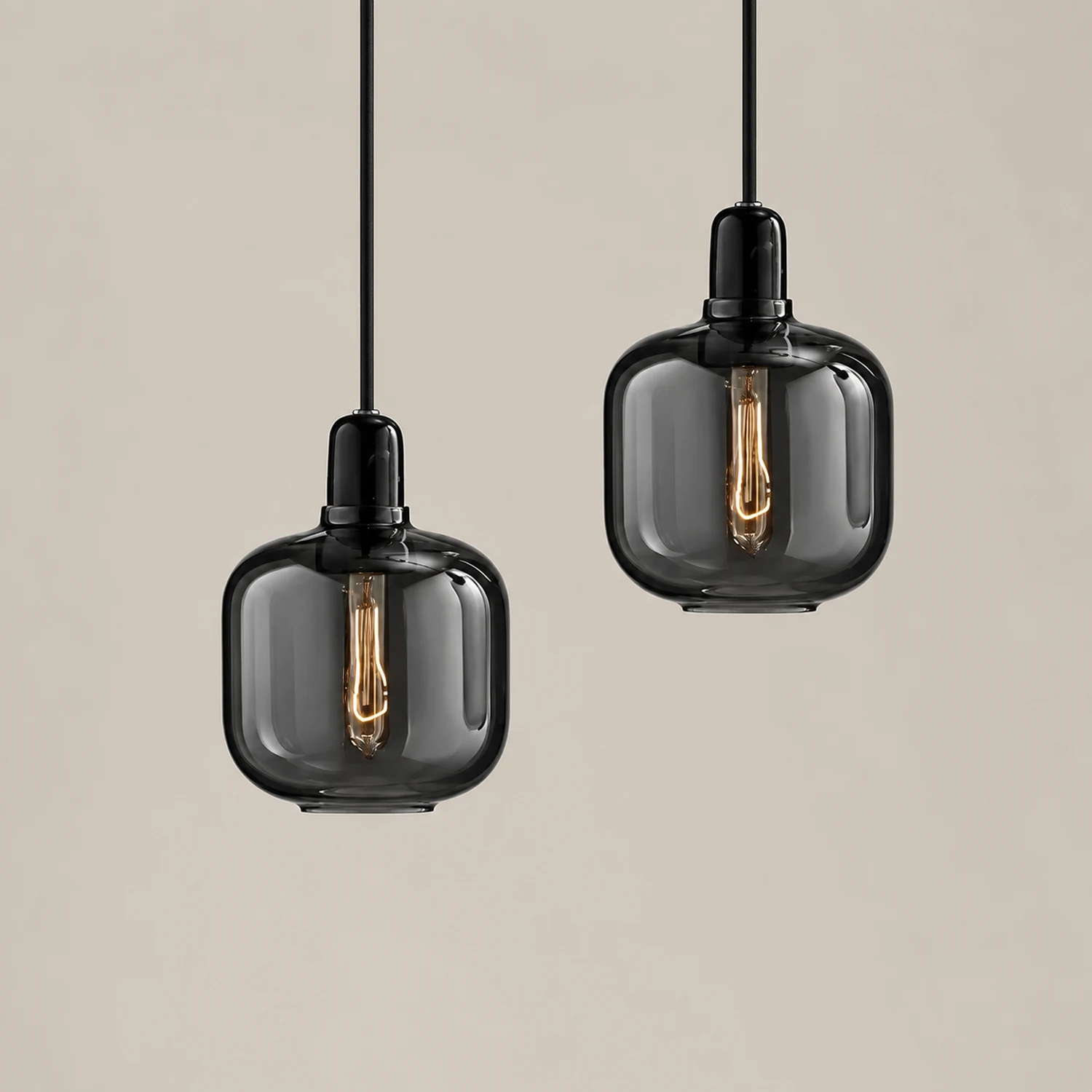 Hailie Pendelleuchte Zylinder, 2 Farben, ∅11CM/17CM - Lumpaz