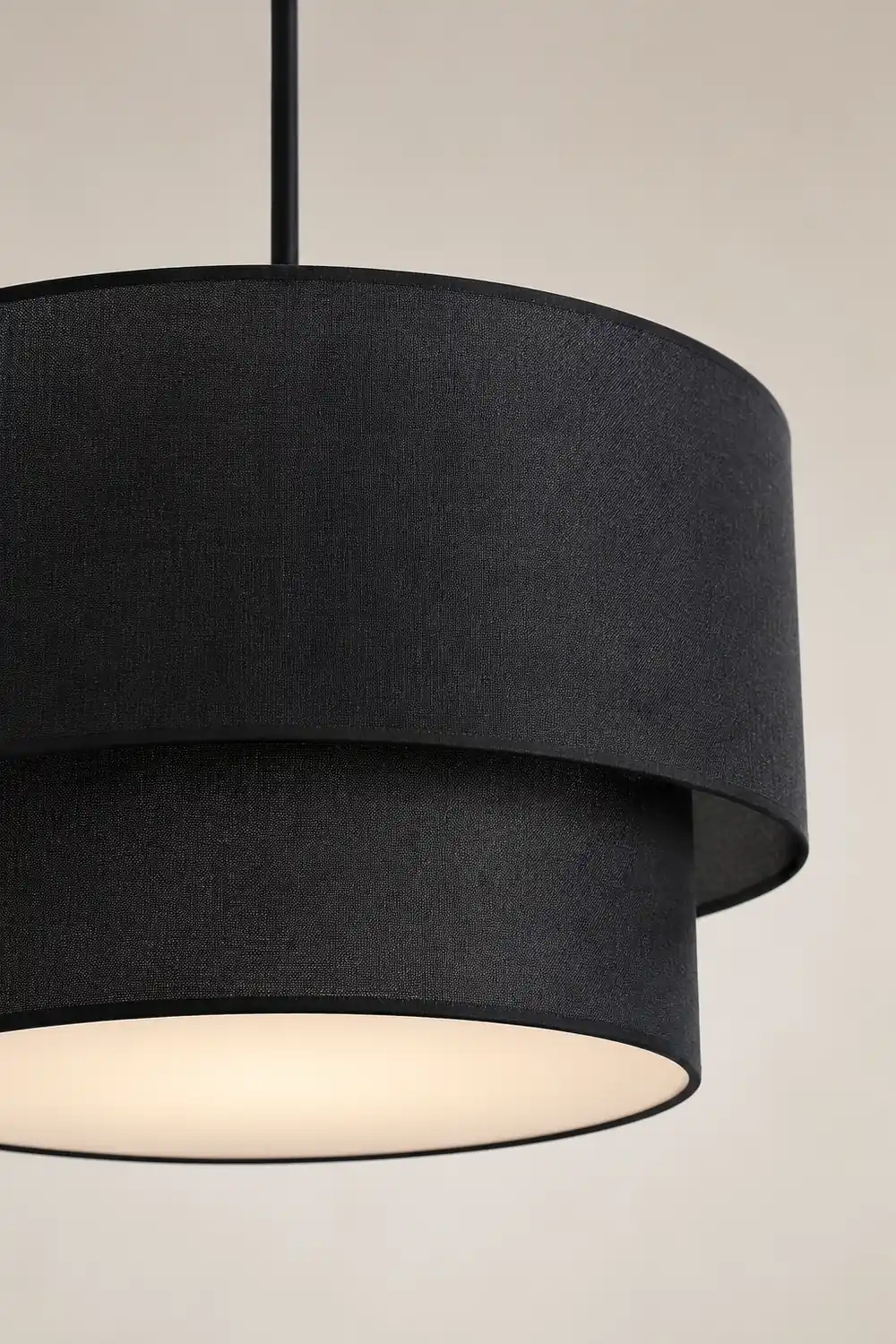 Renée Minimalistisch Pendelleuchte aus Textil, 3 Farben, ∅40CM - Lumpaz