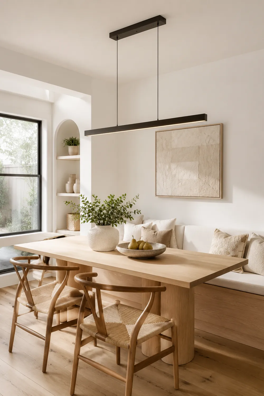 Edge Moderne einfache lineare LED Pendelleuchte, L 80/150CM - Lumpaz