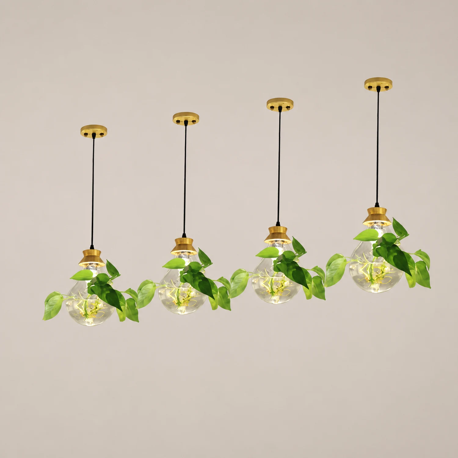 Nest Pendelleuchte Pflanzentopf-Cluster, 2 Farben/Shape, 1/3-flammig - Lumpaz