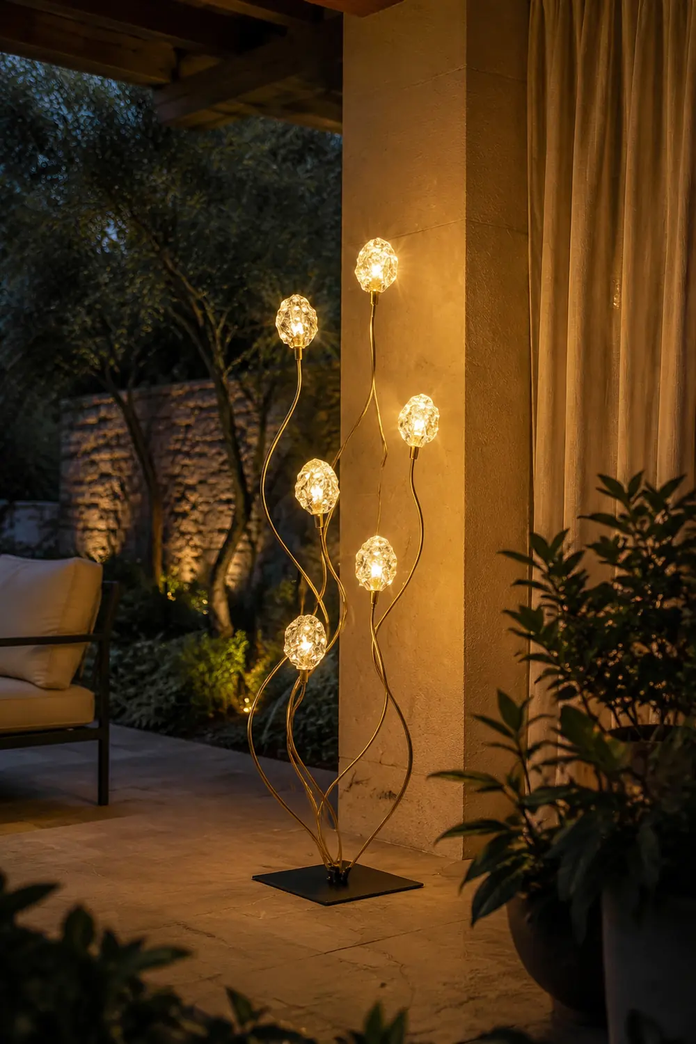 Bella Außenleuchte Blume, Höhe 70CM/100CM/130CM - Lumpaz