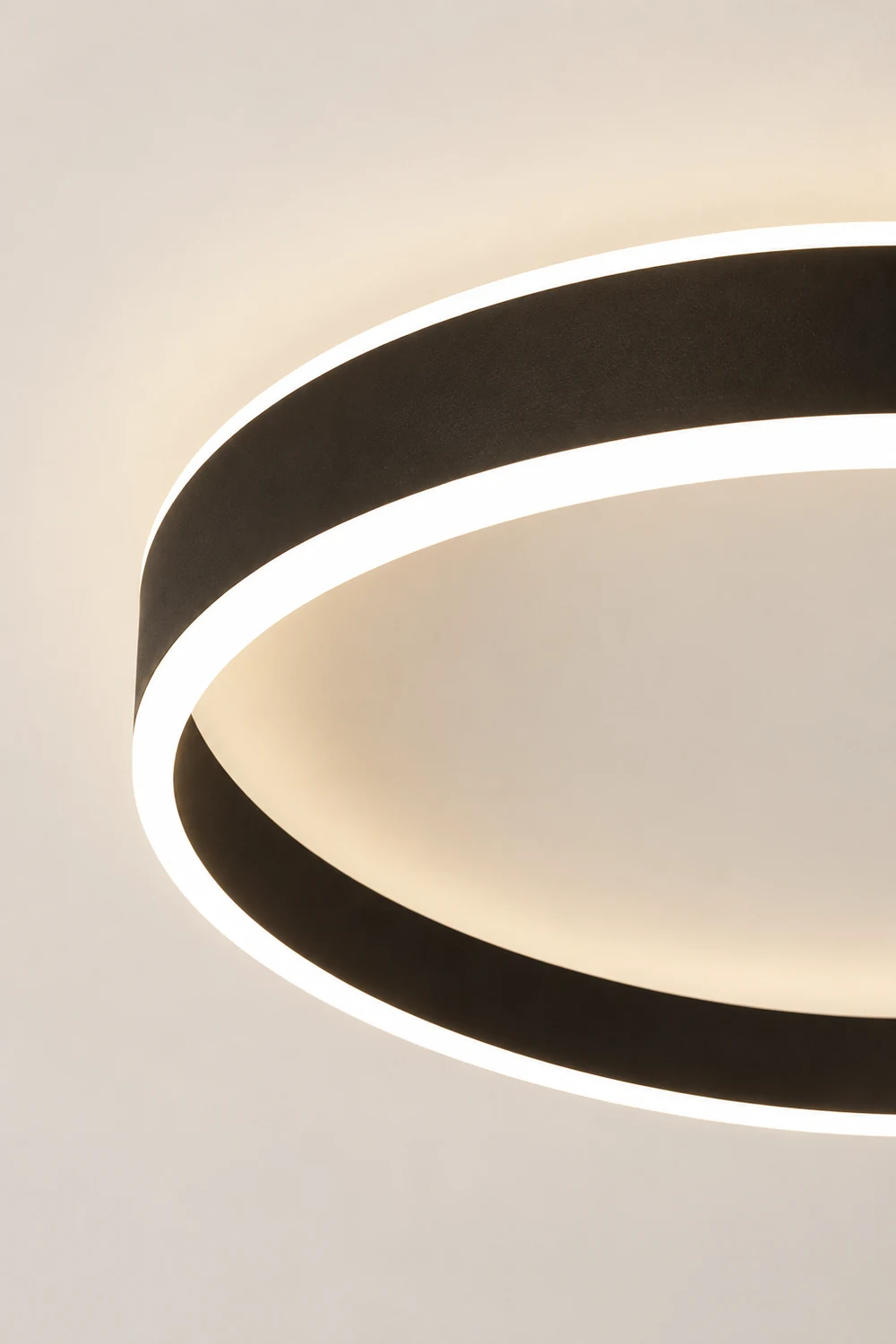 Quinn Deckenleuchte Ring, Minimalistisch, 2 Farben, ∅40CM/50CM - Lumpaz