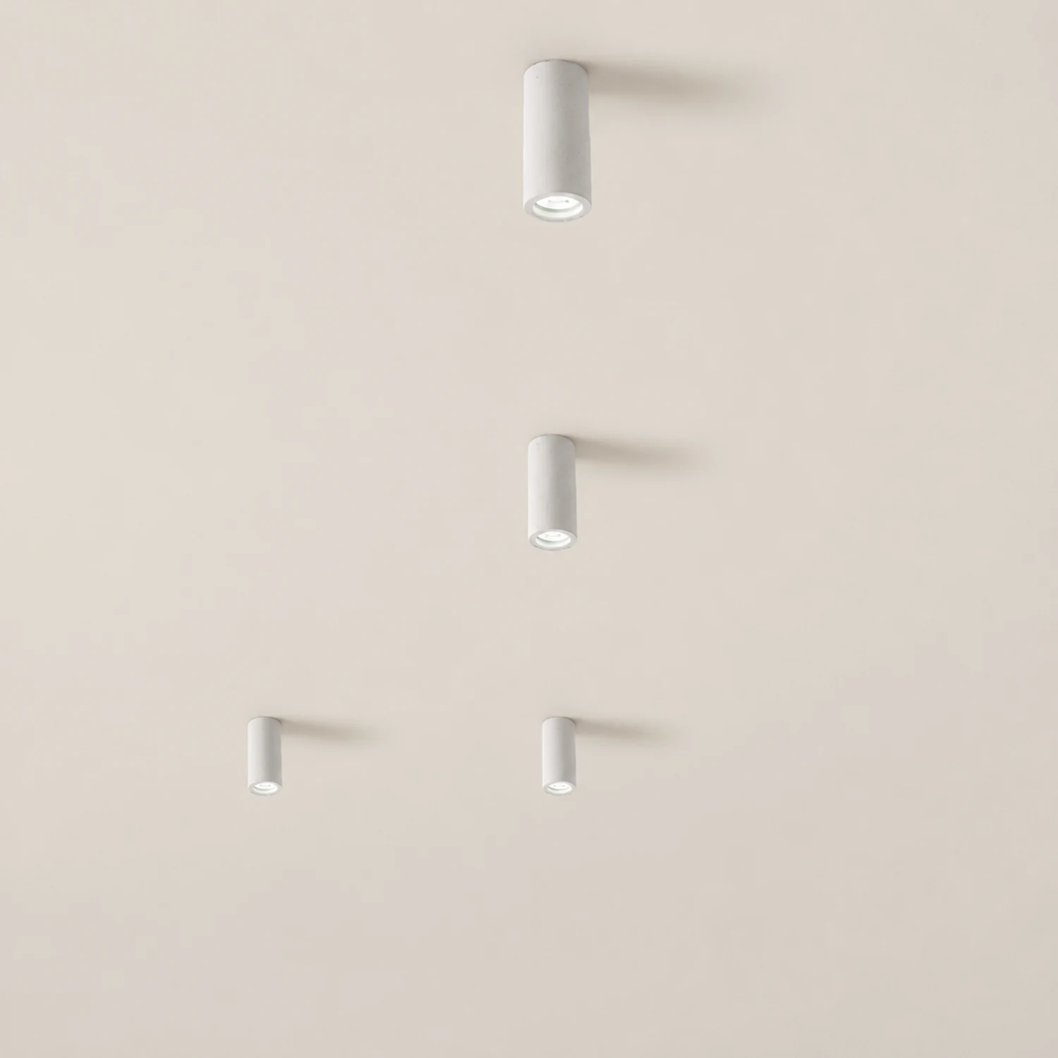 Freja Deckenleuchte Zylinder-Korridor, 3 Farben, 10CM/15CM Lang - Lumpaz