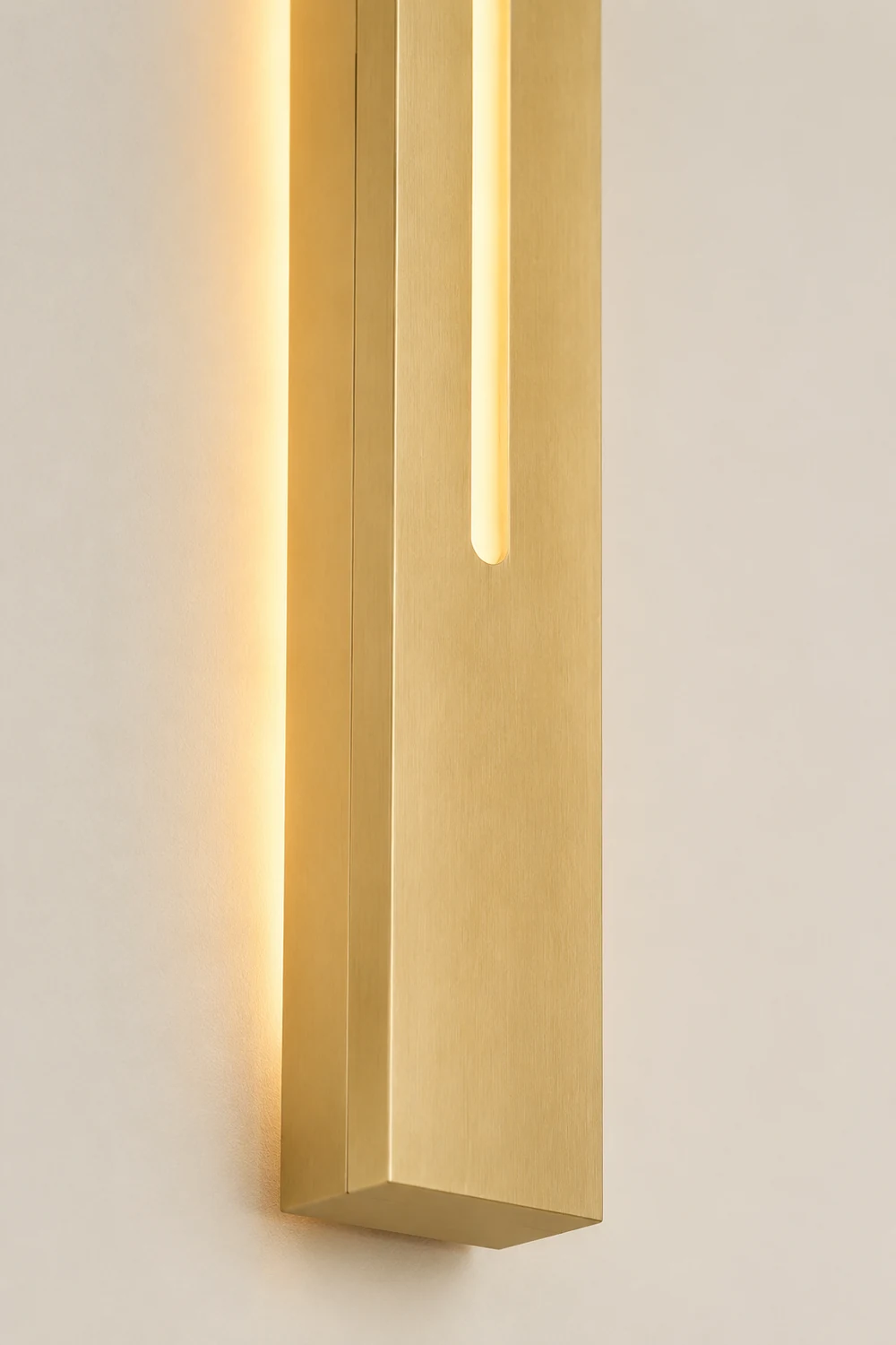 Edge Innenwandleuchte, Schwarz & Gold, 60/80/100/120/150/180/200CM Lang - Lumpaz