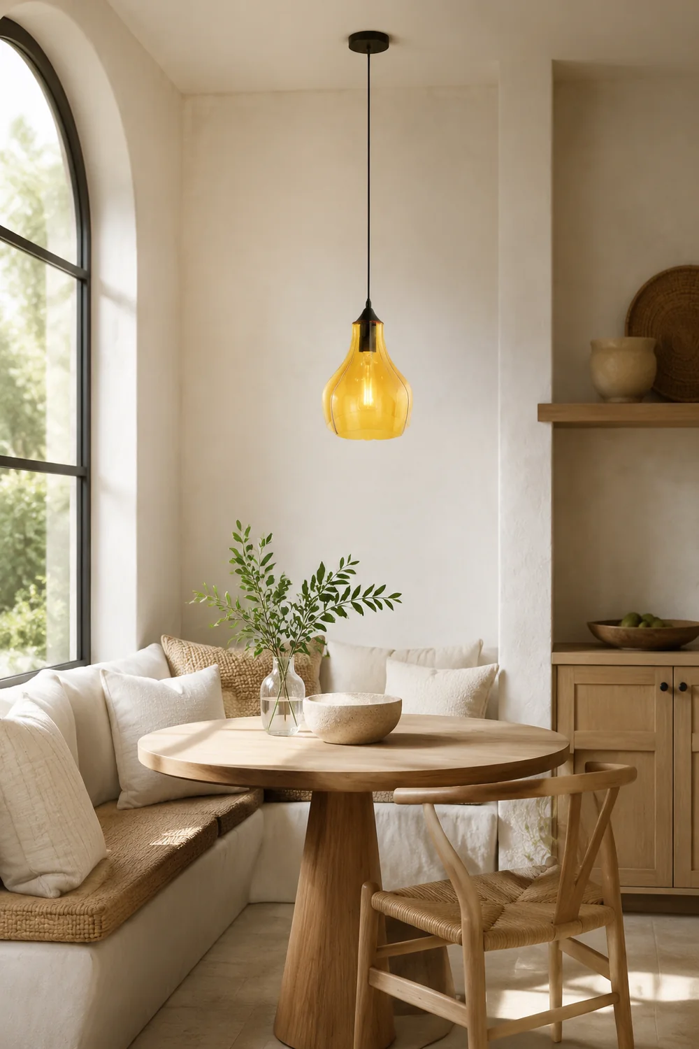 Morandi Modern Pendelleuchte, 3 Farben, 20CM Lang - Lumpaz