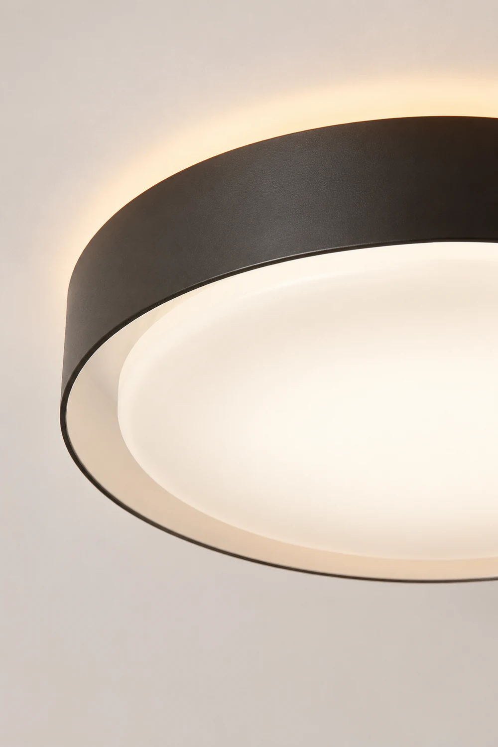 Orr Außendeckenleuchte Schwarz & Weiß, ∅33/50CM - Lumpaz