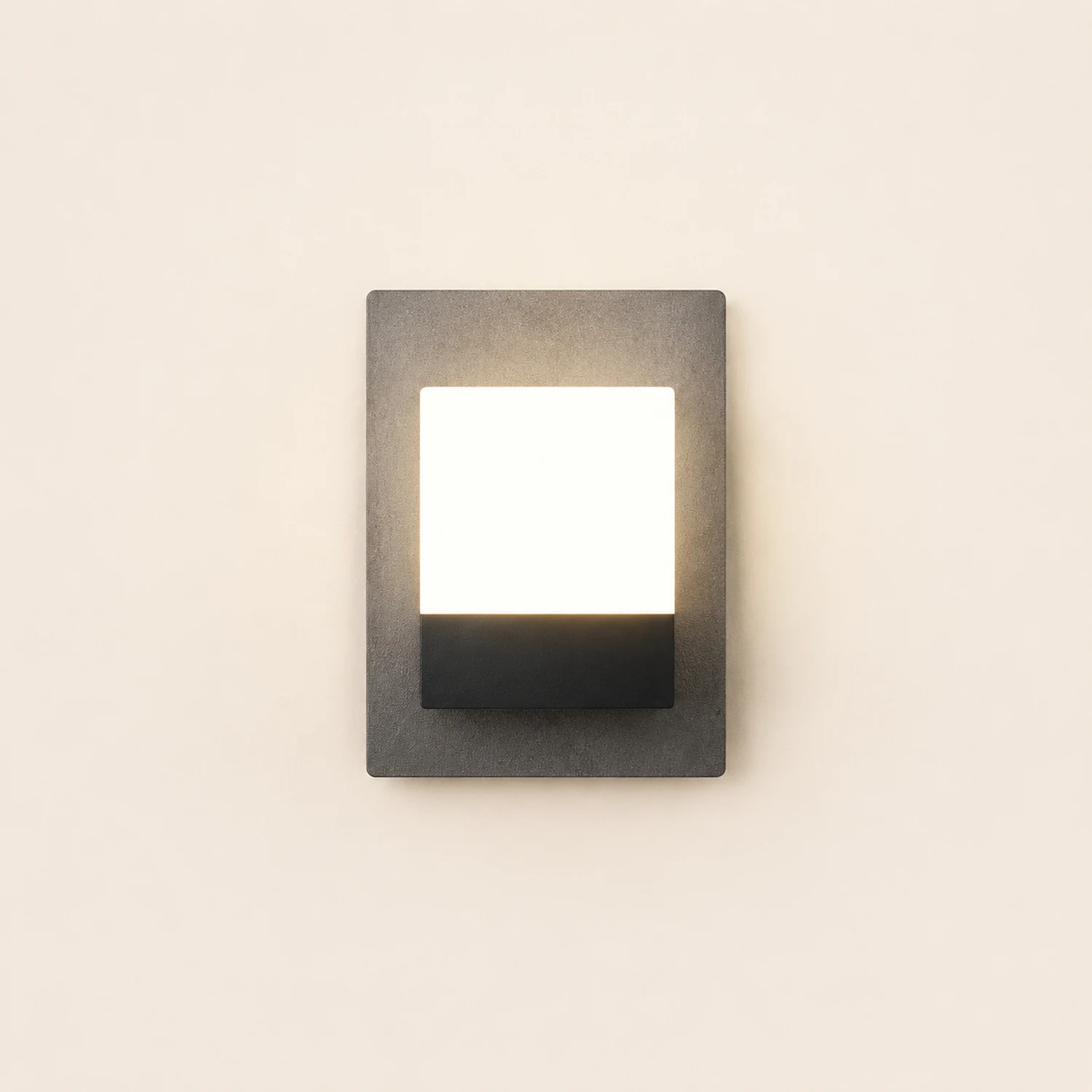 Orr Außenwandleuchte Schwarz & Weiß, Sensor, 20CM Lang - Lumpaz
