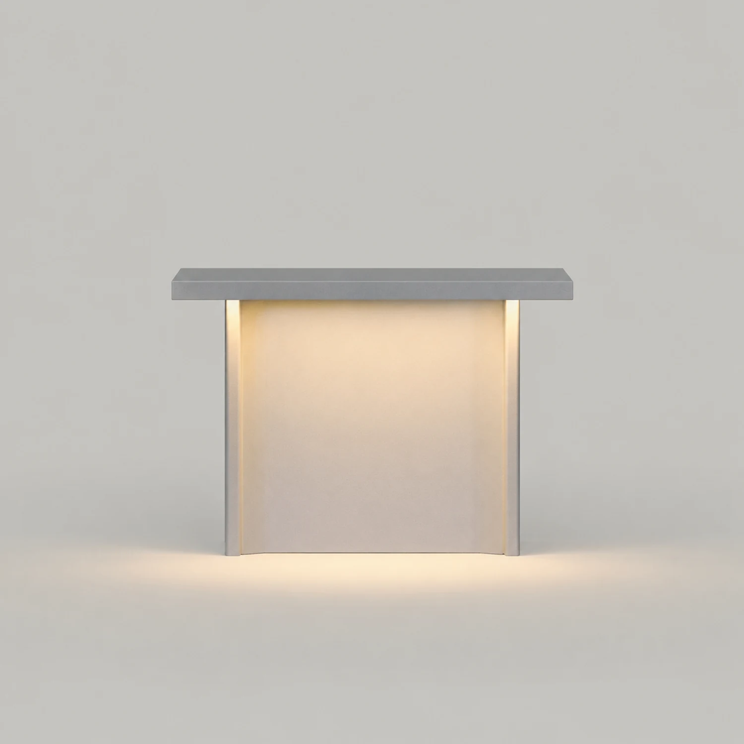 Orr Modern Außen-Pollerleuchte Grau Solar, 32CM/72CM Lang - Lumpaz