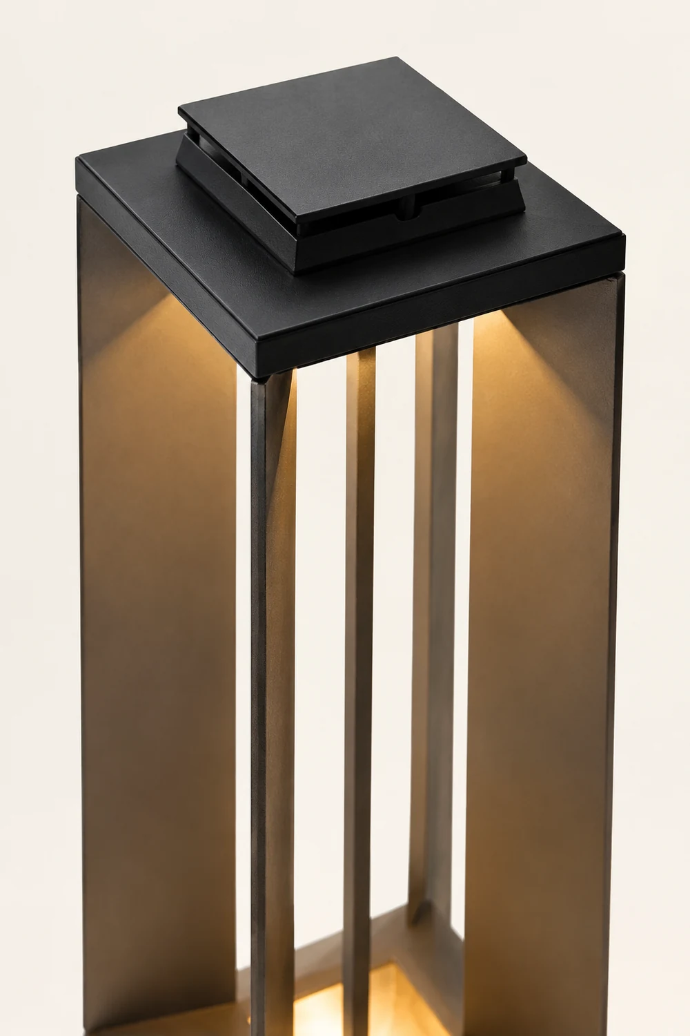 Orr Außenstehleuchte Schwarz, Minimalistisch, Höhe 35/55CM - Lumpaz