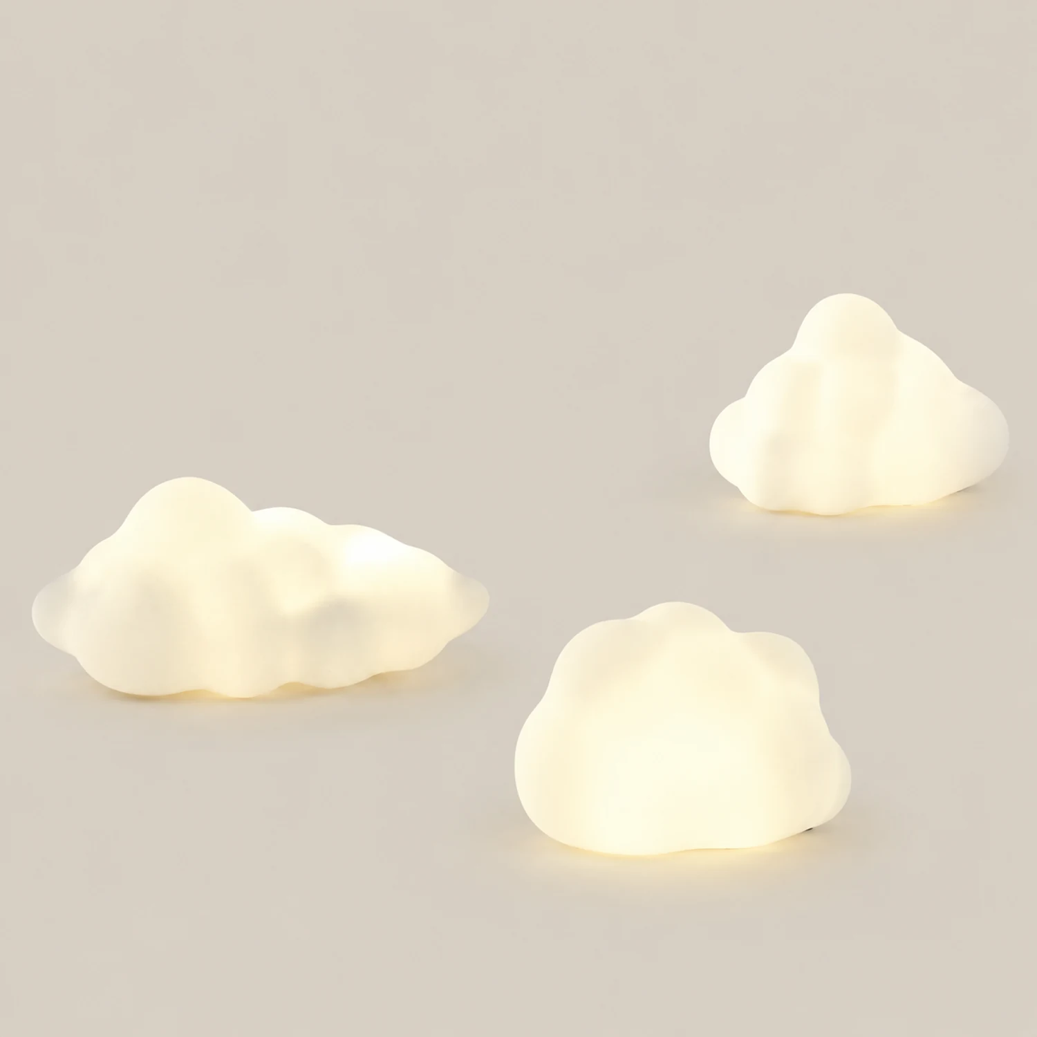 Minori Außenleuchte Wolke, Wiederaufladbar, 30CM/55CM/60CM/90CM/120CM/180CM Lang - Lumpaz