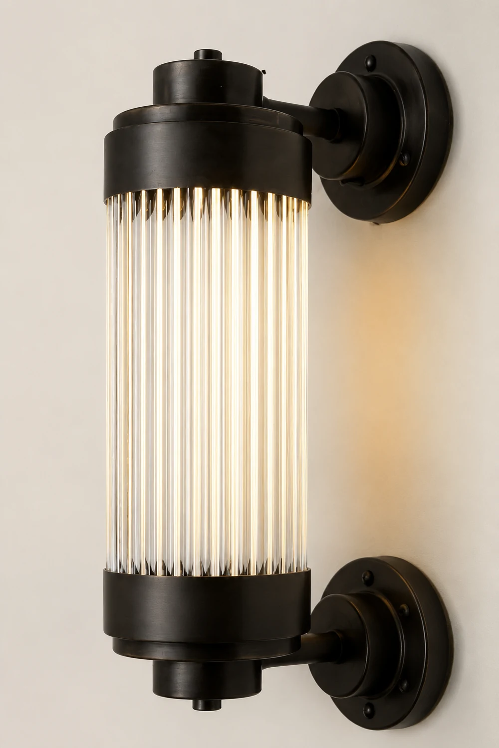 Alessio Außenwandleuchte, Kupfer & Glas, 38/48/64 Lang - Lumpaz