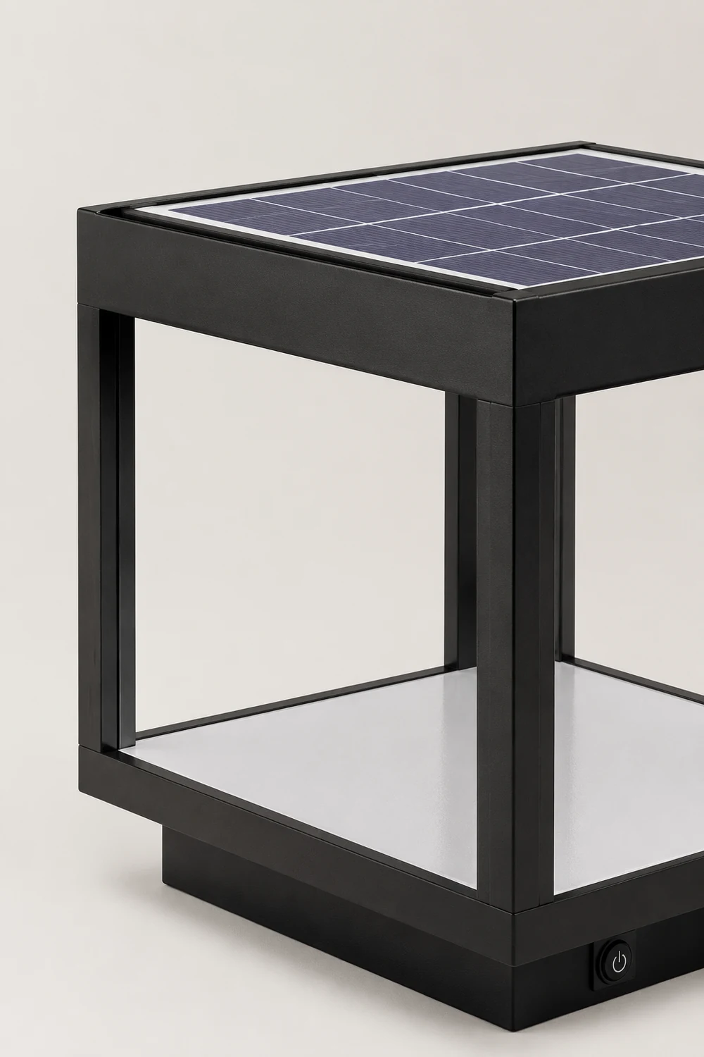 Orr Minimalistisch Außenstehleuchte Solar Schwarz,  27CM/32CM/42CM Lang - Lumpaz