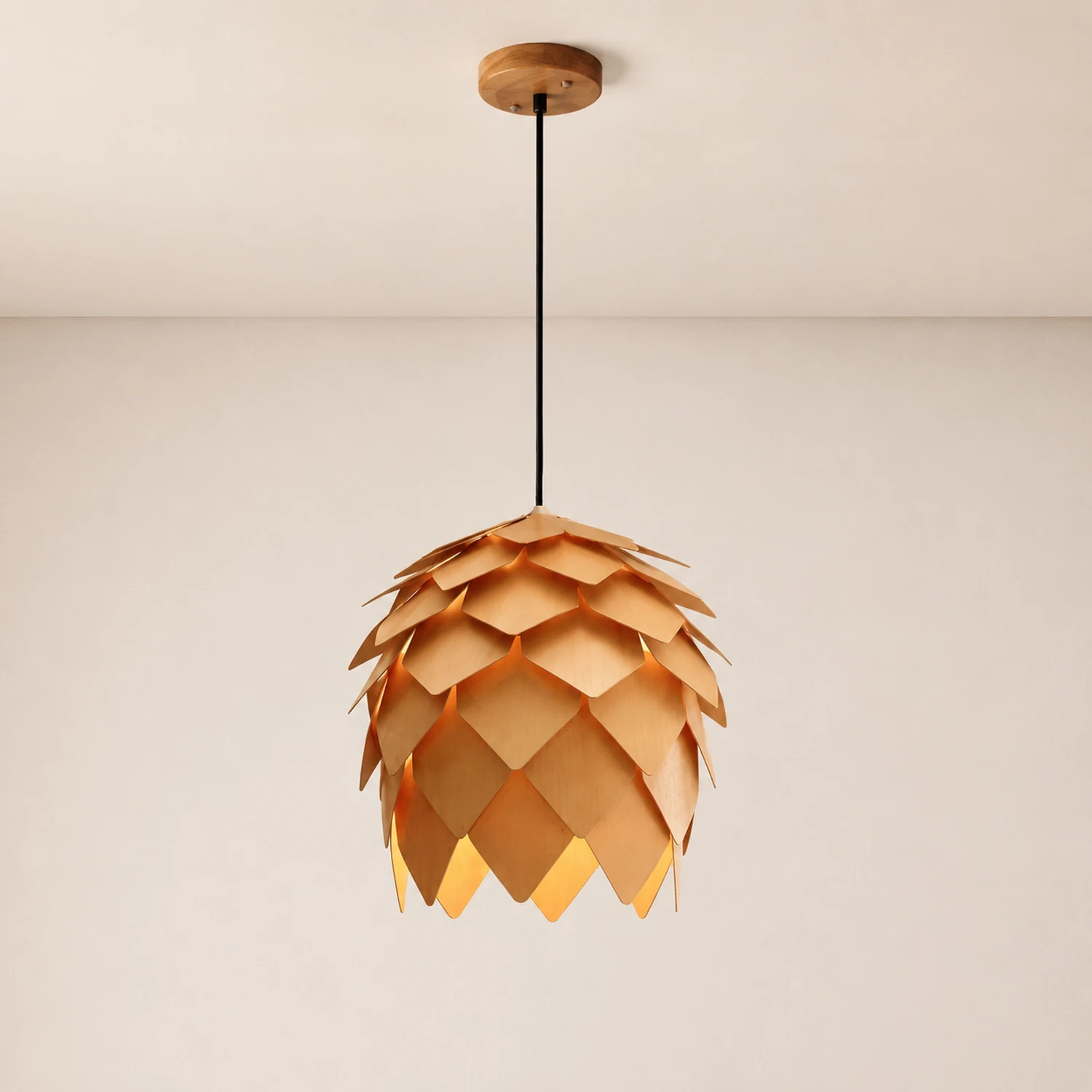 Ozawa Pendelleuchte Kiefernzapfen, ∅25/40/50/60CM - Lumpaz