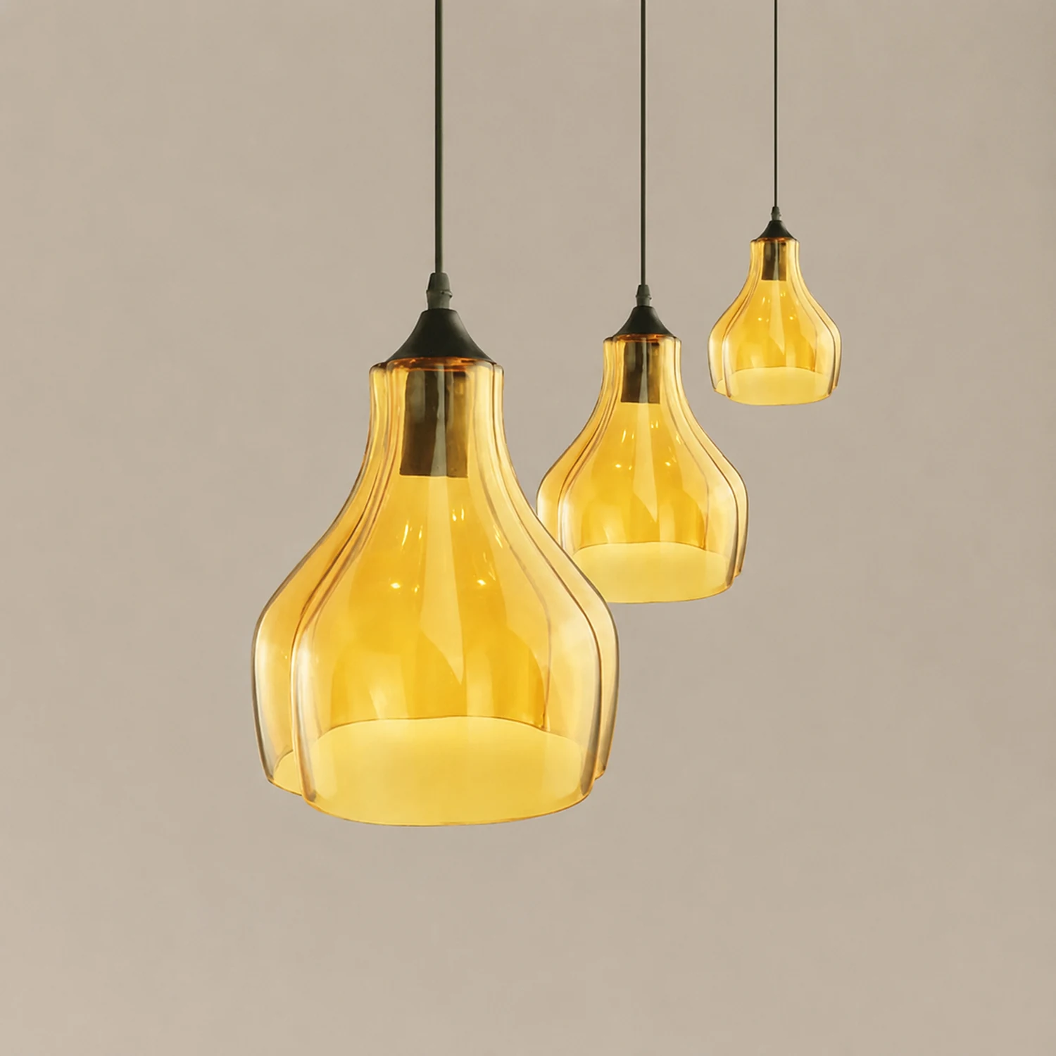 Morandi Modern Pendelleuchte, 3 Farben, 20CM Lang - Lumpaz