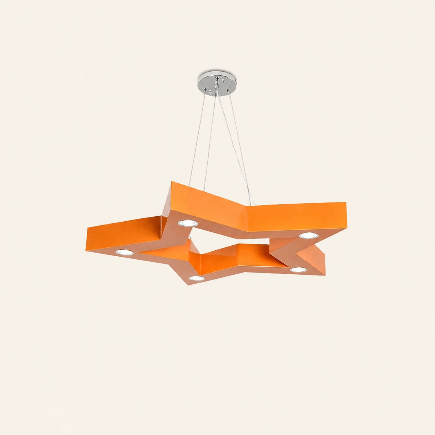 Minori Pendelleuchte Sterndesign, 4 Farben, 60CM Lang - Lumpaz