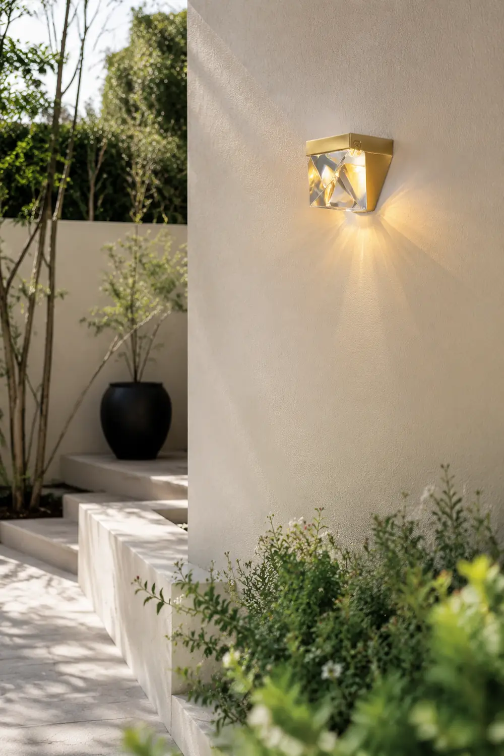 Orr Diamantform Außenwandleuchte, 14CM Lang - Lumpaz