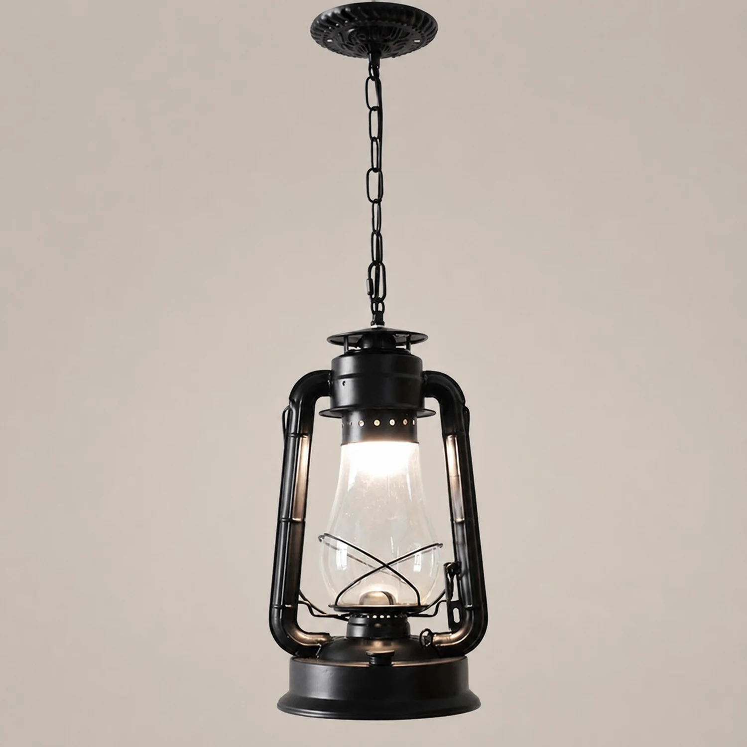 Alessio Pendelleuchte Kerosin, 3 Farben, 4 Stile, ∅18CM/22CM - Lumpaz