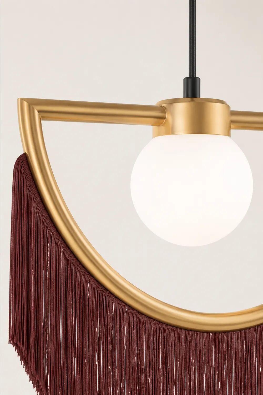 Minori Halbrund Pendelleuchte, 4 Farben, 38/60CM Lang - Lumpaz