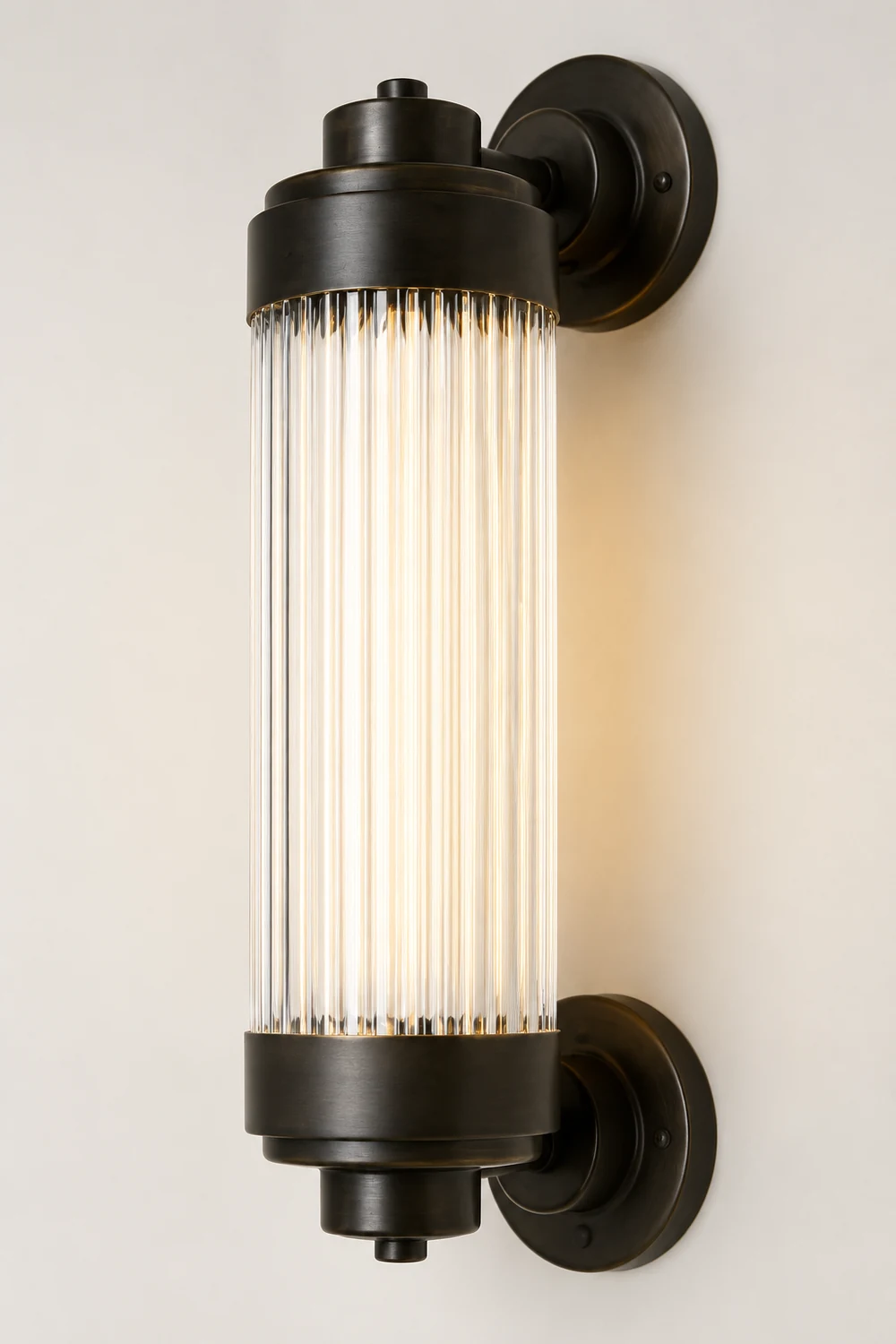Alessio Außenwandleuchte, Kupfer & Glas, 38/48/64 Lang - Lumpaz