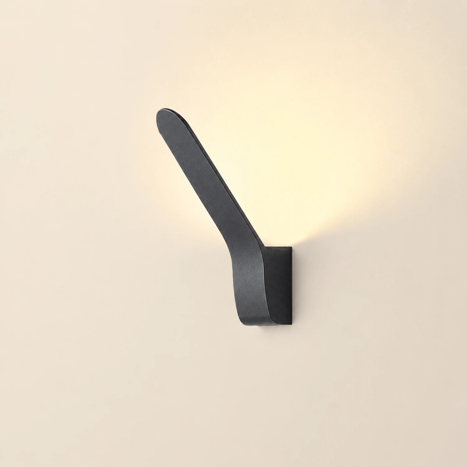 Orr Linear Außenwandleuchte Schwarz, 8CMx9CM - Lumpaz