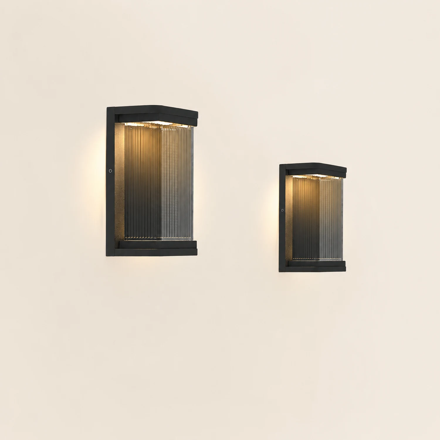 Orr Minimalistisch Außenwandleuchte, 17CM Lang - Lumpaz