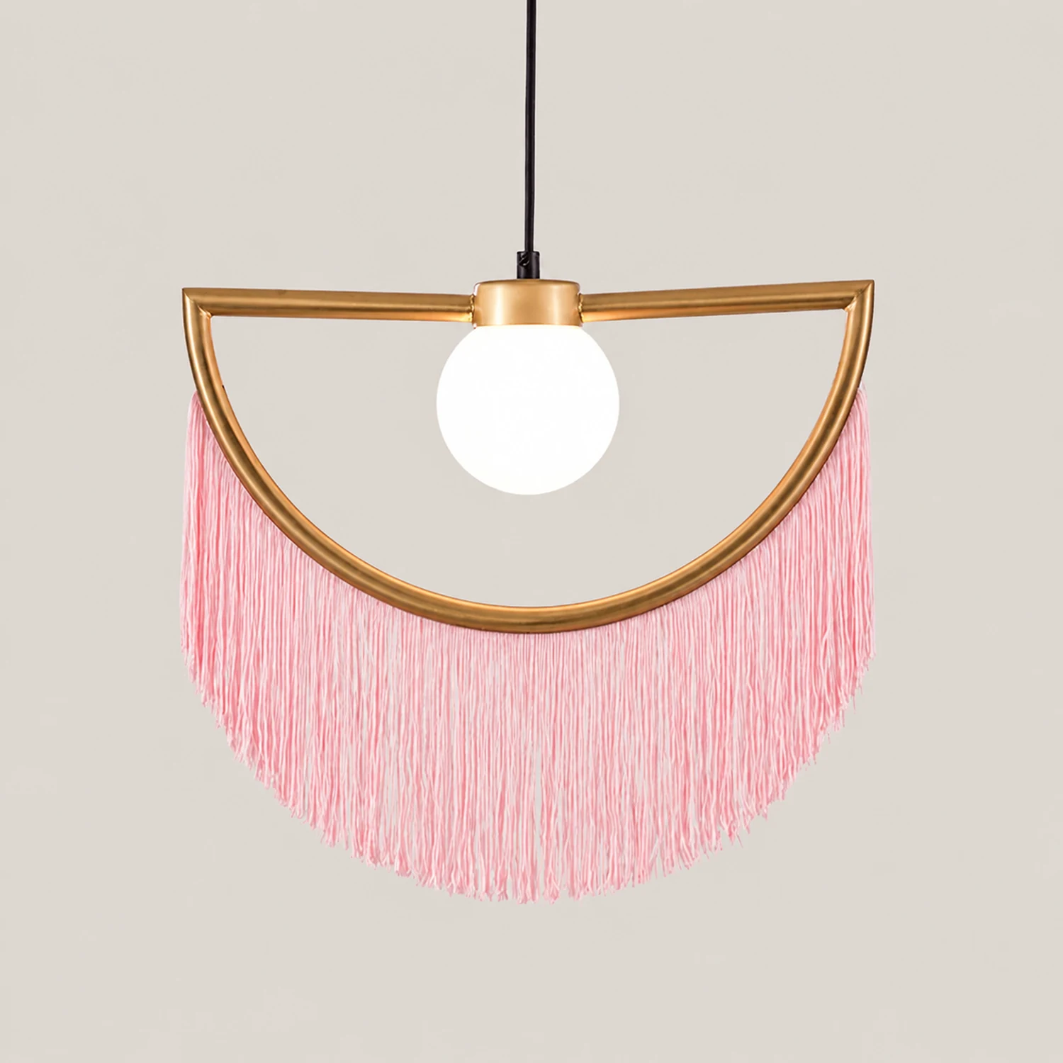 Minori Halbrund Pendelleuchte, 4 Farben, 38/60CM Lang - Lumpaz