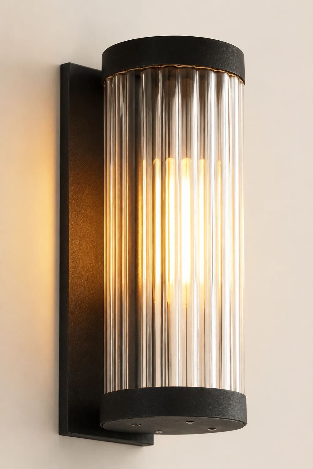 Orr Außenwandleuchte Halbzylindrisch, 40CM/67CM Lang - Lumpaz