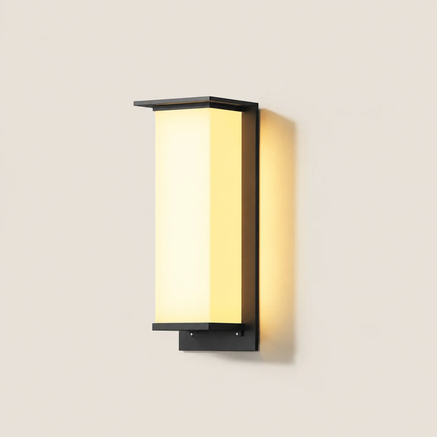 Orr Rechteck Außenwandleuchte Solar, 18CM/35CM/51CM/68CM/80CM/120CM Lang - Lumpaz