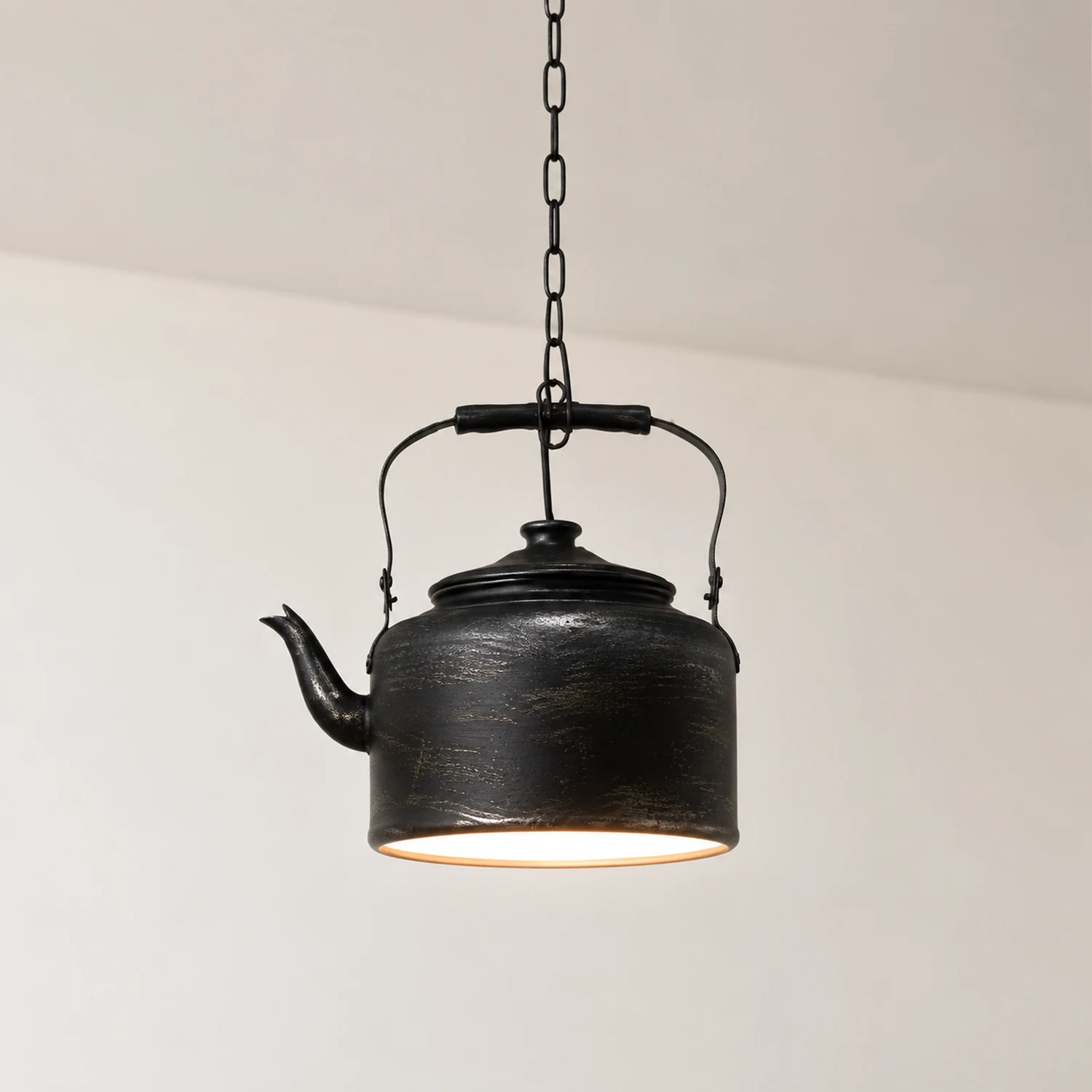 Alessio Vintage Pendelleuchte Kannendesign, 3 Farben, 28CM Lang - Lumpaz