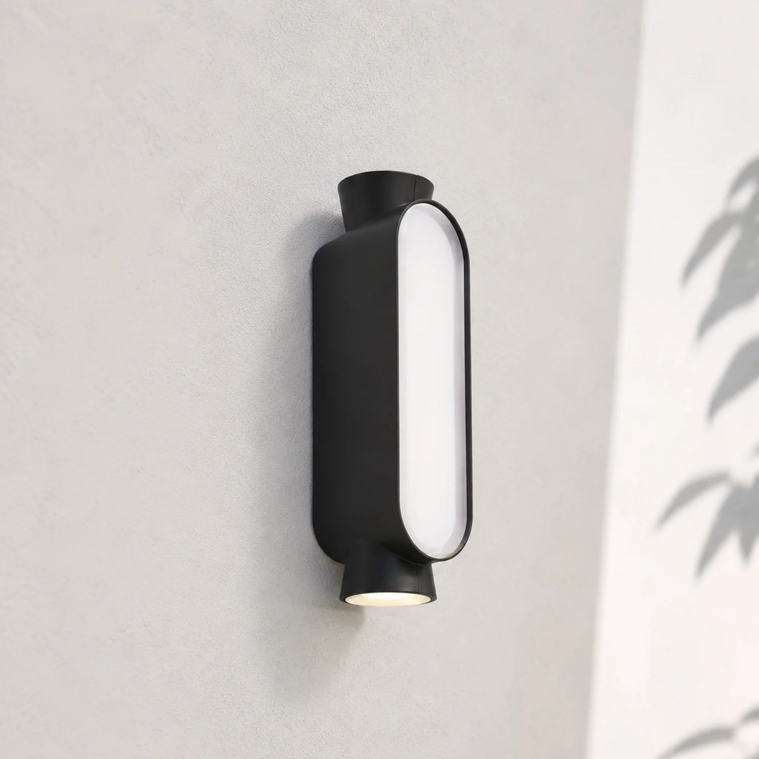Pena Minimalistisch Außenwandleuchte, 18/28CM Lang - Lumpaz