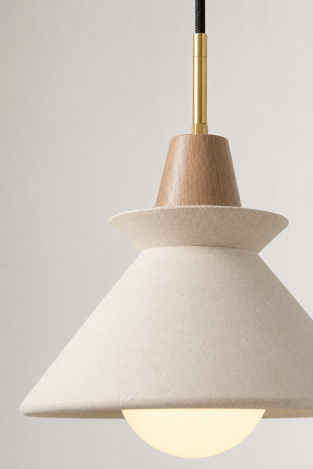 Ozawa MInimalistisch Pendelleuchte Weiß, ∅20/25CM - Lumpaz