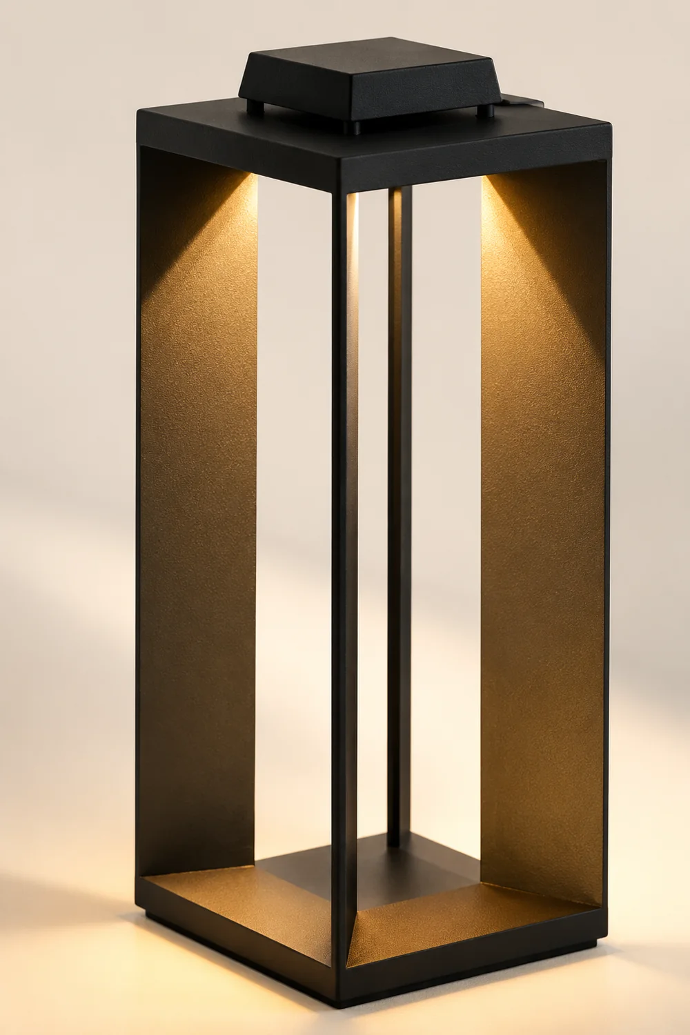 Orr Außenstehleuchte Schwarz, Minimalistisch, Höhe 35/55CM - Lumpaz