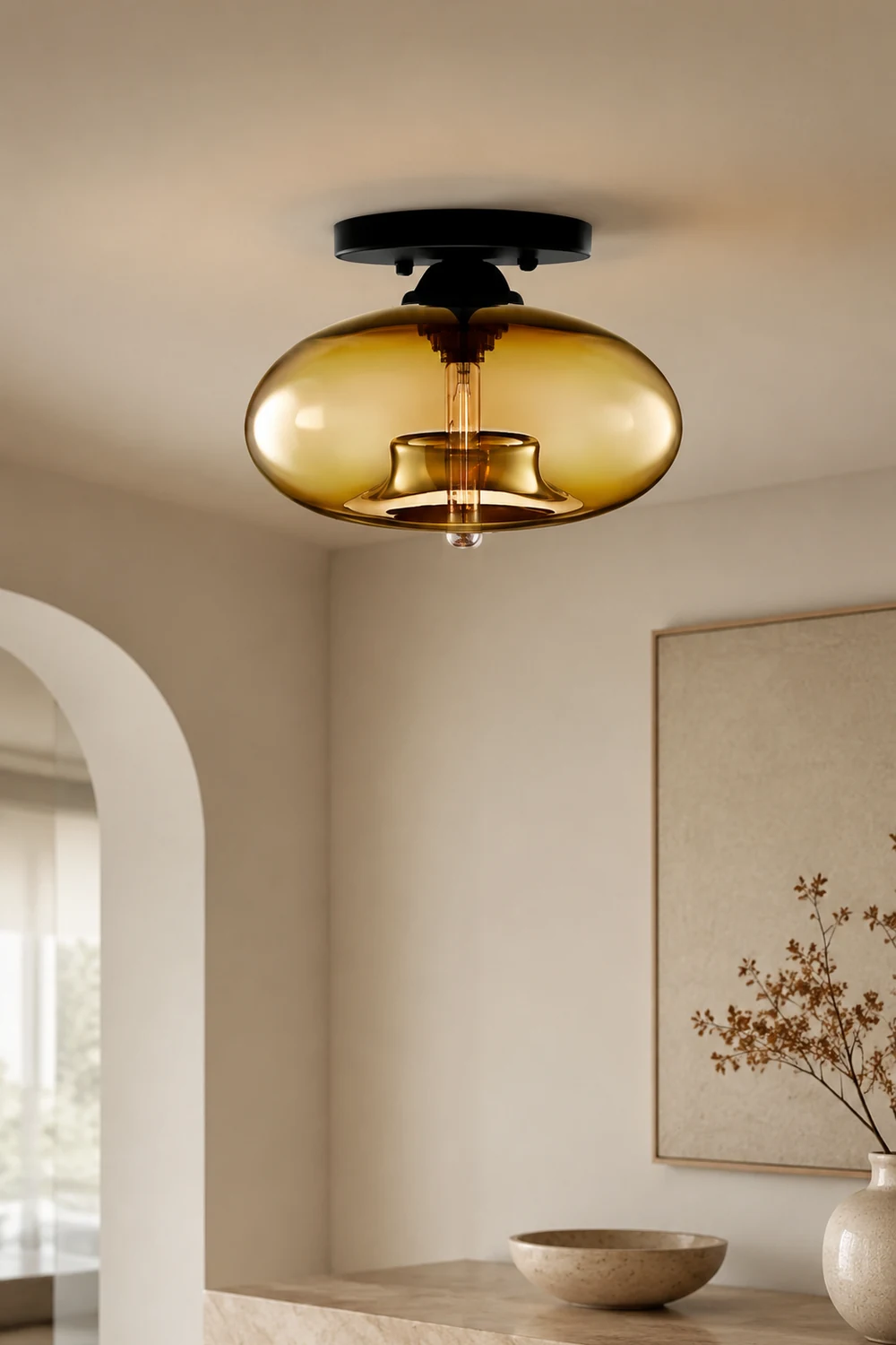 Sanna Industriell Deckenleuchte, 5 Farben, ∅30CM - Lumpaz