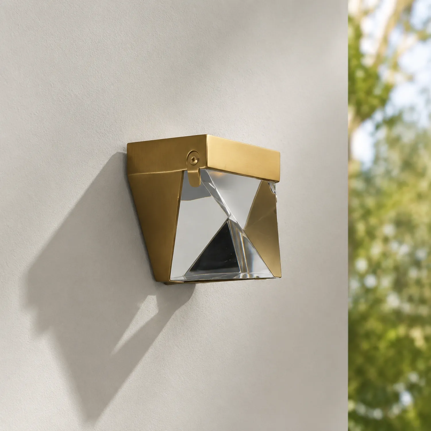 Orr Diamantform Außenwandleuchte, 14CM Lang - Lumpaz