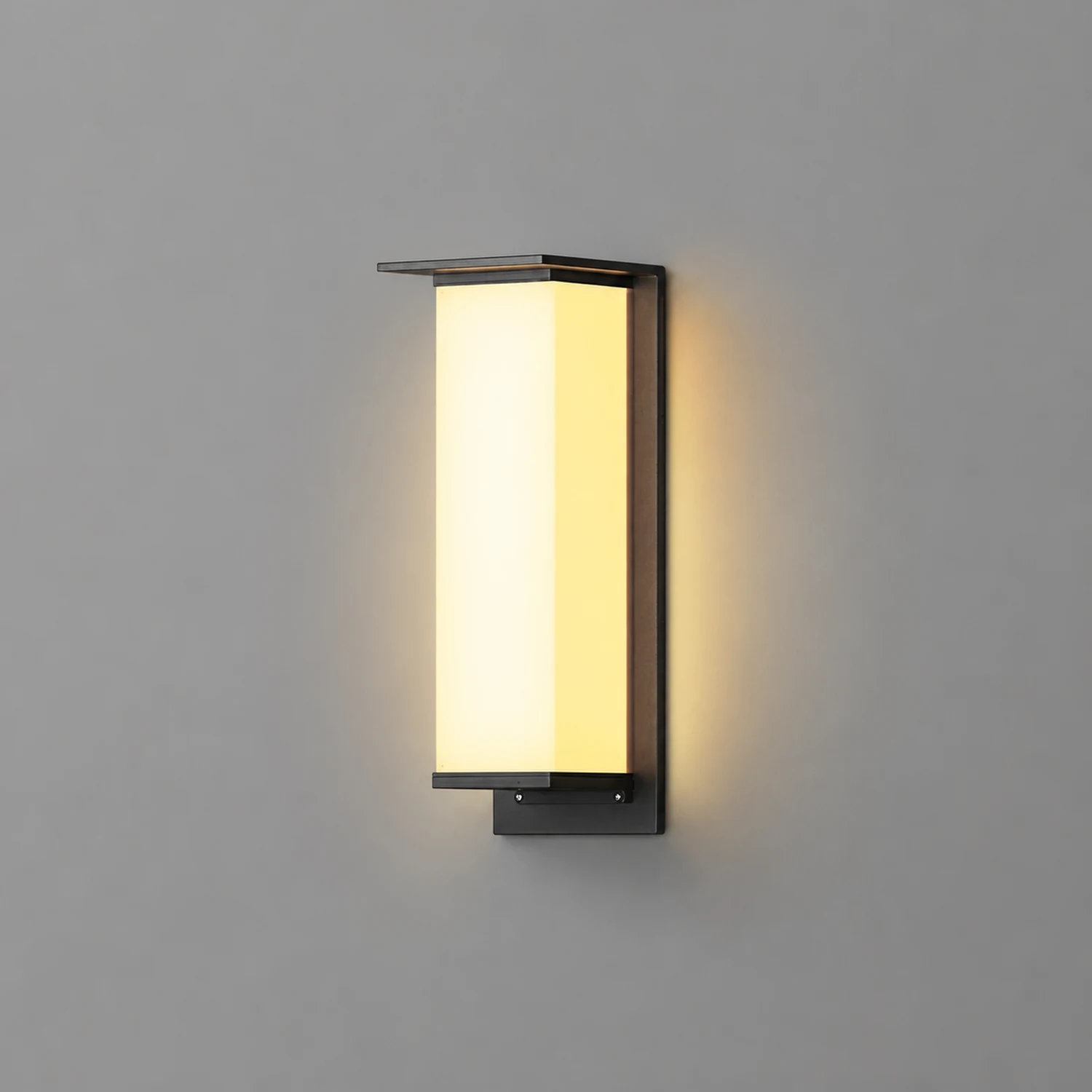 Orr Rechteck Außenwandleuchte Solar, 18CM/35CM/51CM/68CM/80CM/120CM Lang - Lumpaz