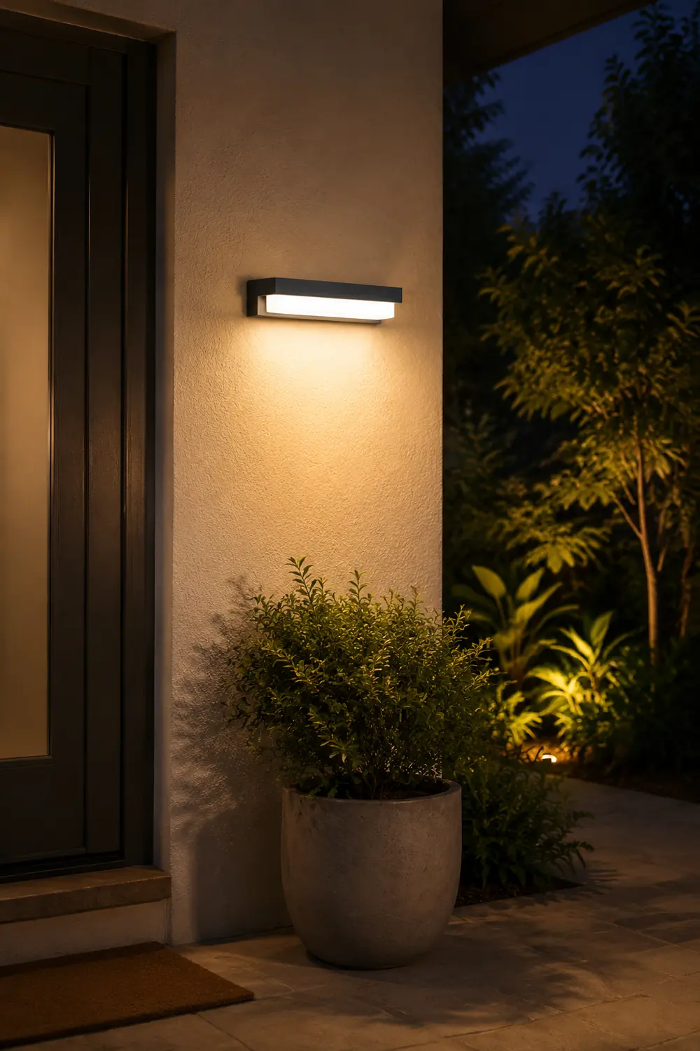 Orr Solar Außenwandleuchte, 32CM Lang - Lumpaz