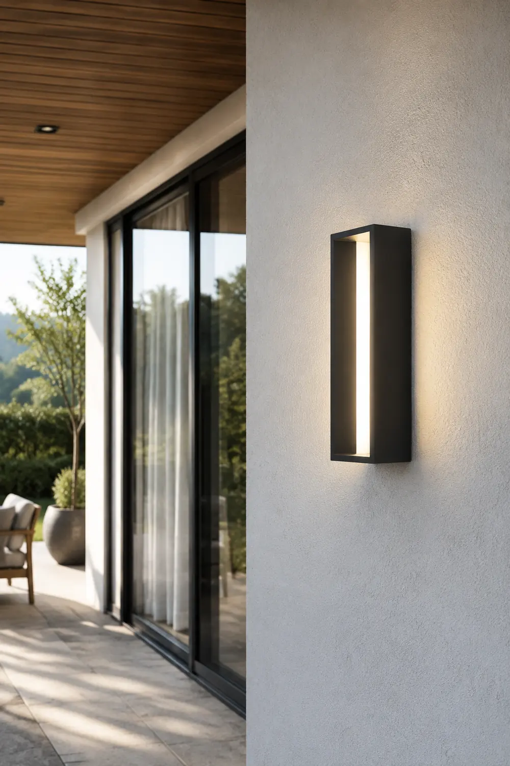 Orr Außenwandleuchte Hohle, 2 Farben, 30CM Lang - Lumpaz